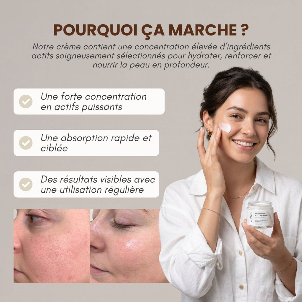 Routine Hydrate & Glow - Le Sérum + La Crème - Aflora.ch