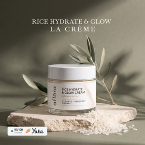 Aflōra Rice Hydrate & Glow Gesichtscreme – 60 g