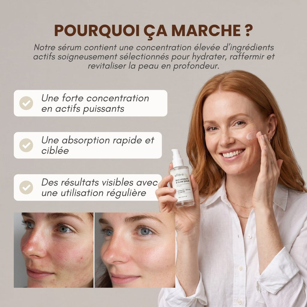 Routine Hydrate & Glow - Le Sérum + La Crème - Aflora.ch