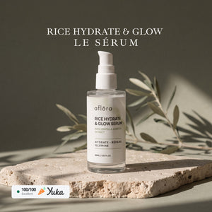Aflōra Rice Hydrate & Glow Gesichtsserum – 60 ml