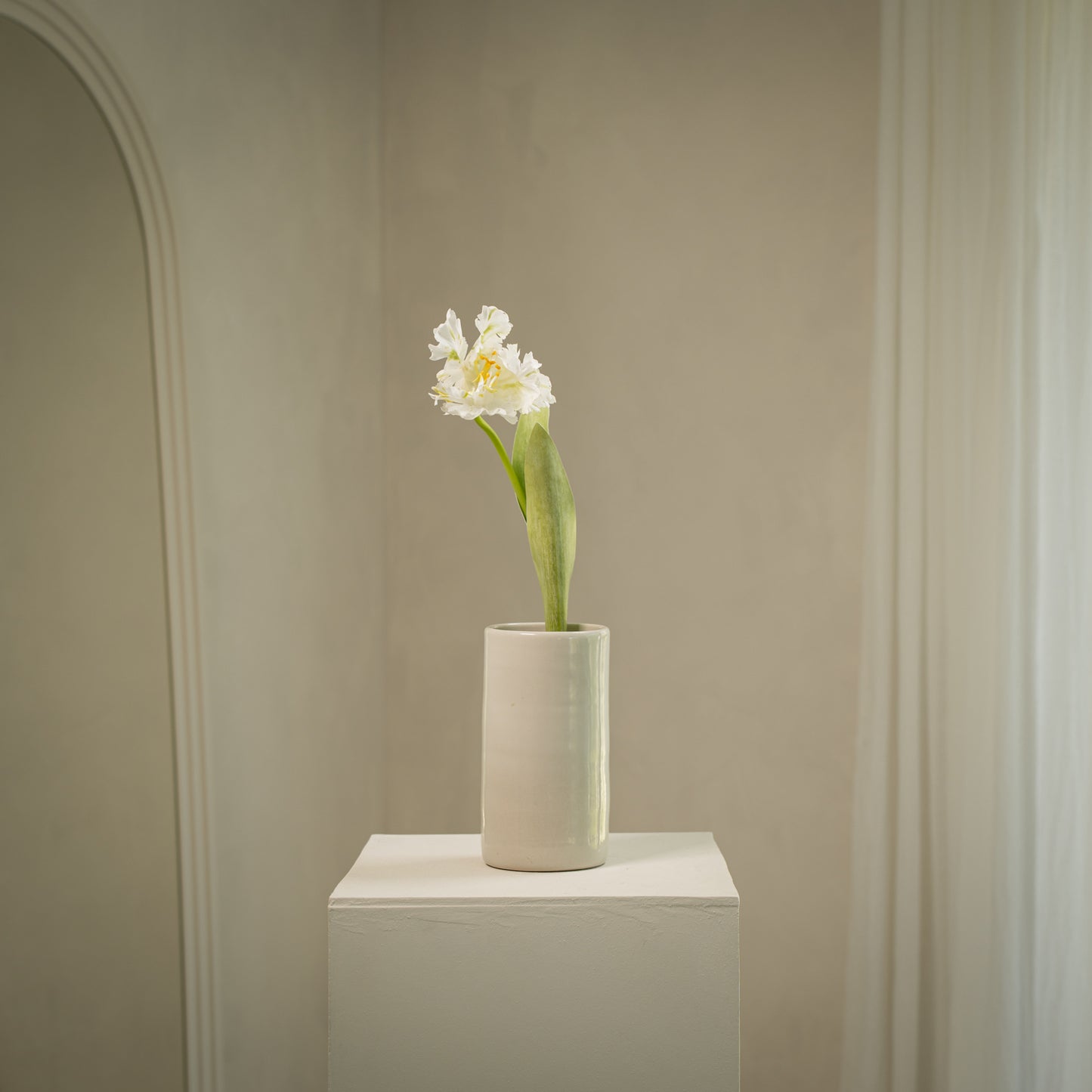 Tulipe perroquet deluxe artificielle - 1pc