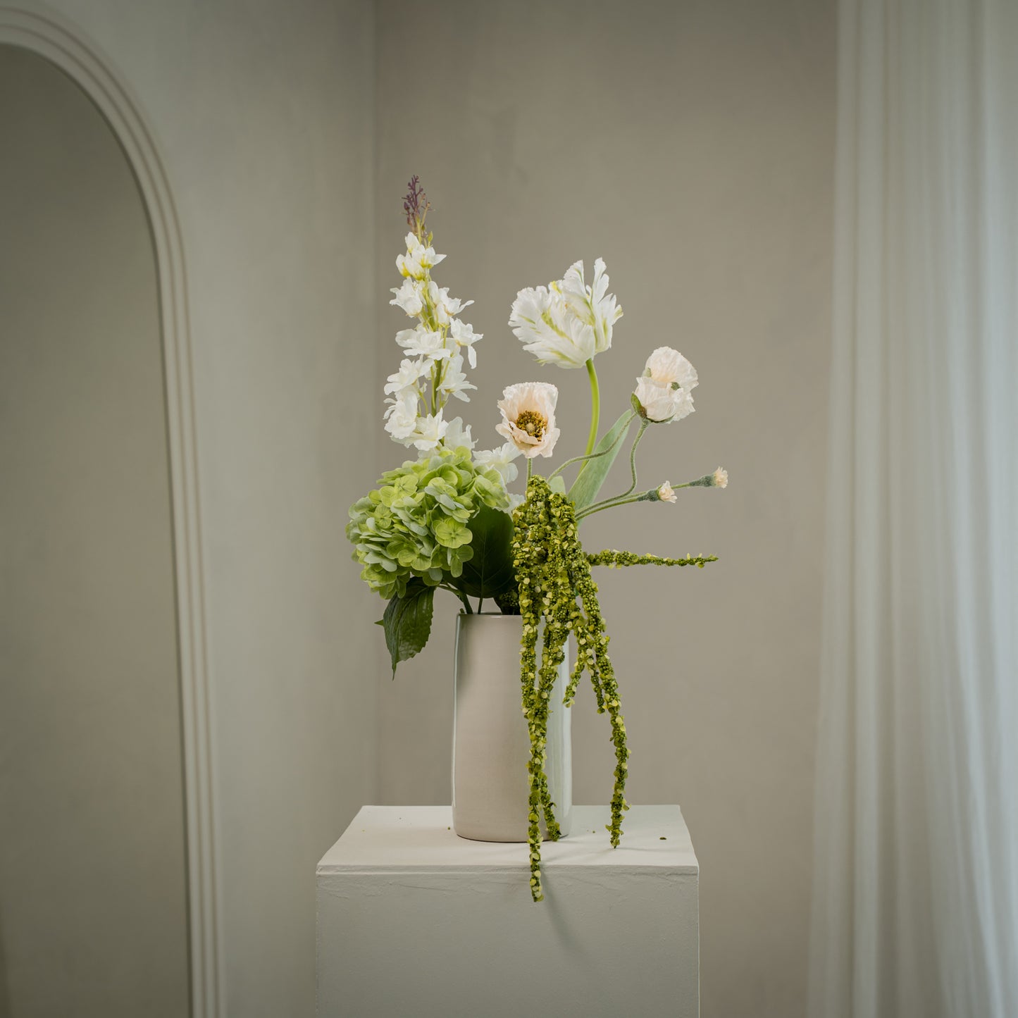 Grande fleur d’hortensia artificielle - 1pc