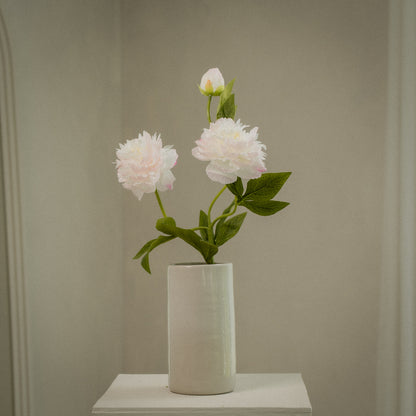 Pivoine artificielle double tête réaliste - 1pc
