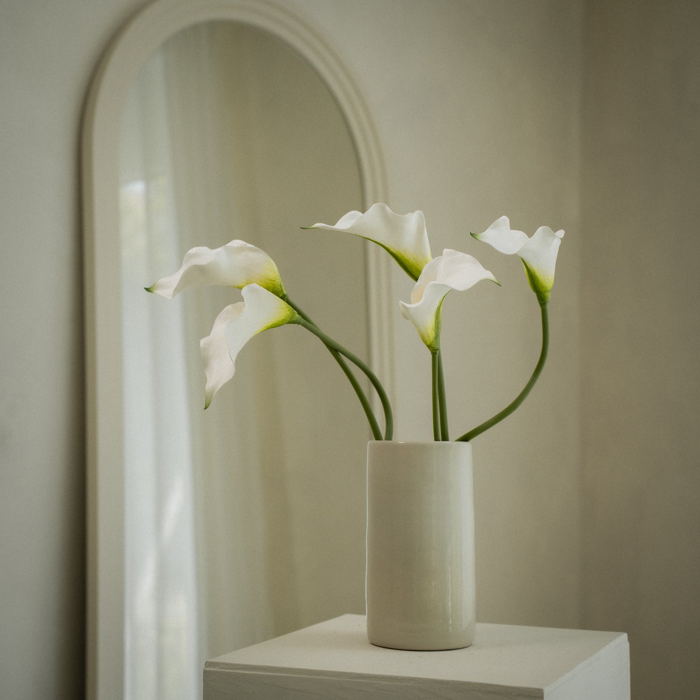 Lot de grandes callas artificielles magnifiques - 5pcs