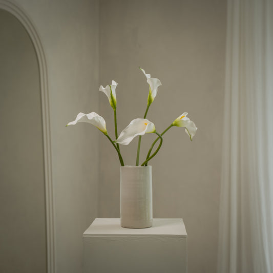 Lot de grandes callas artificielles magnifiques - 5pcs