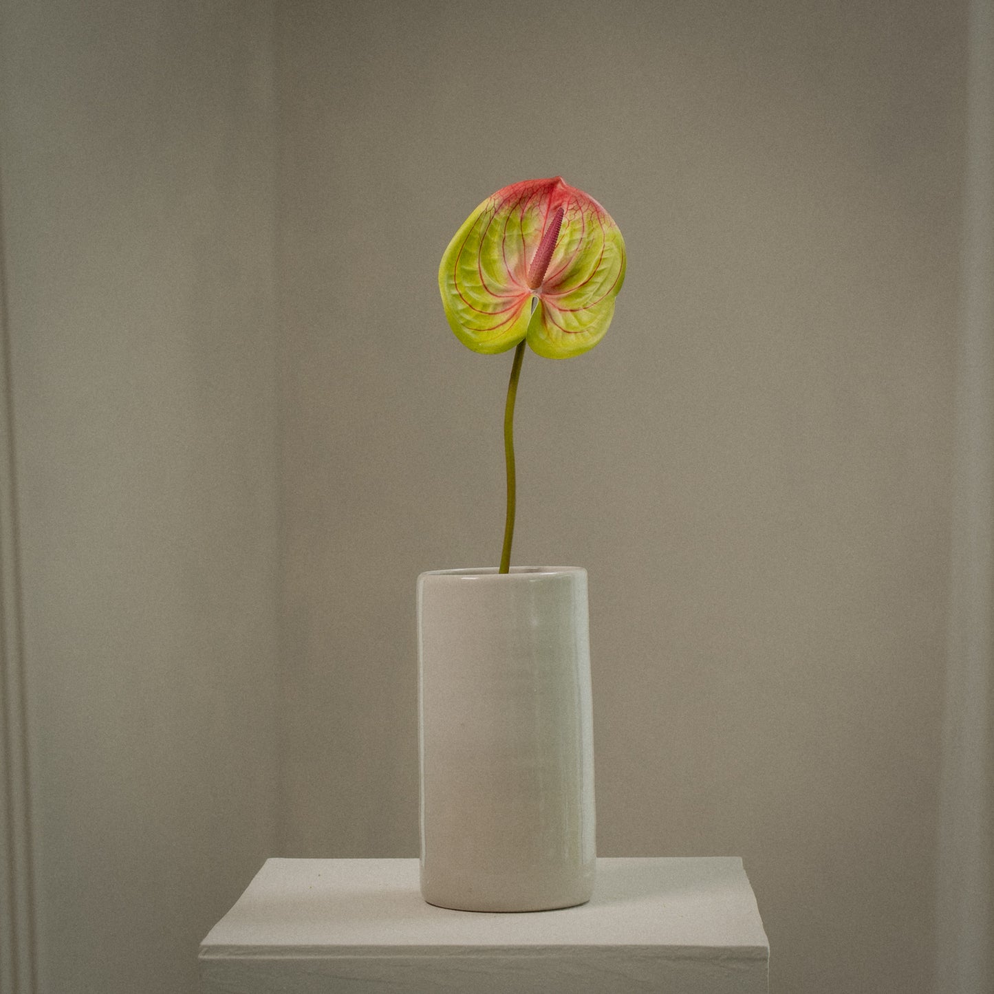 Grande Anthurium artificiel tige unique