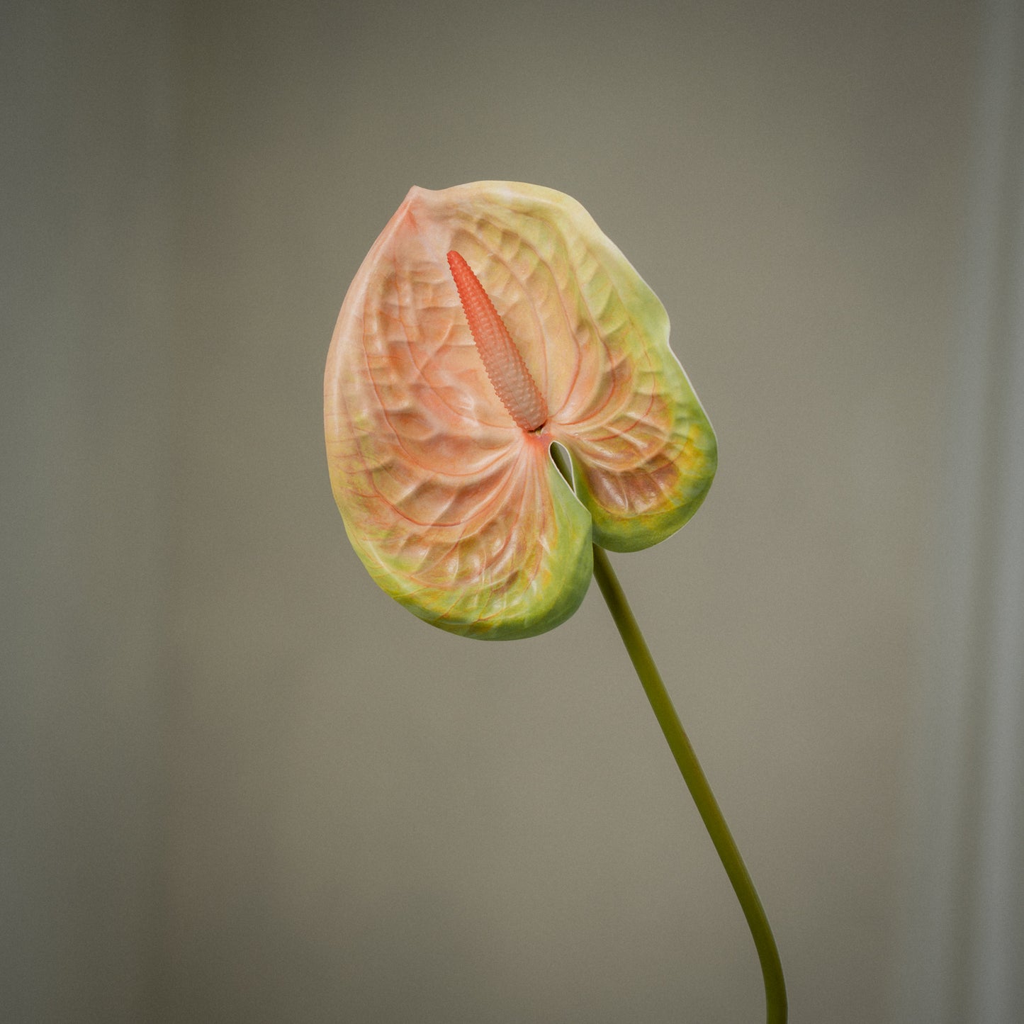 Grande Anthurium artificiel tige unique