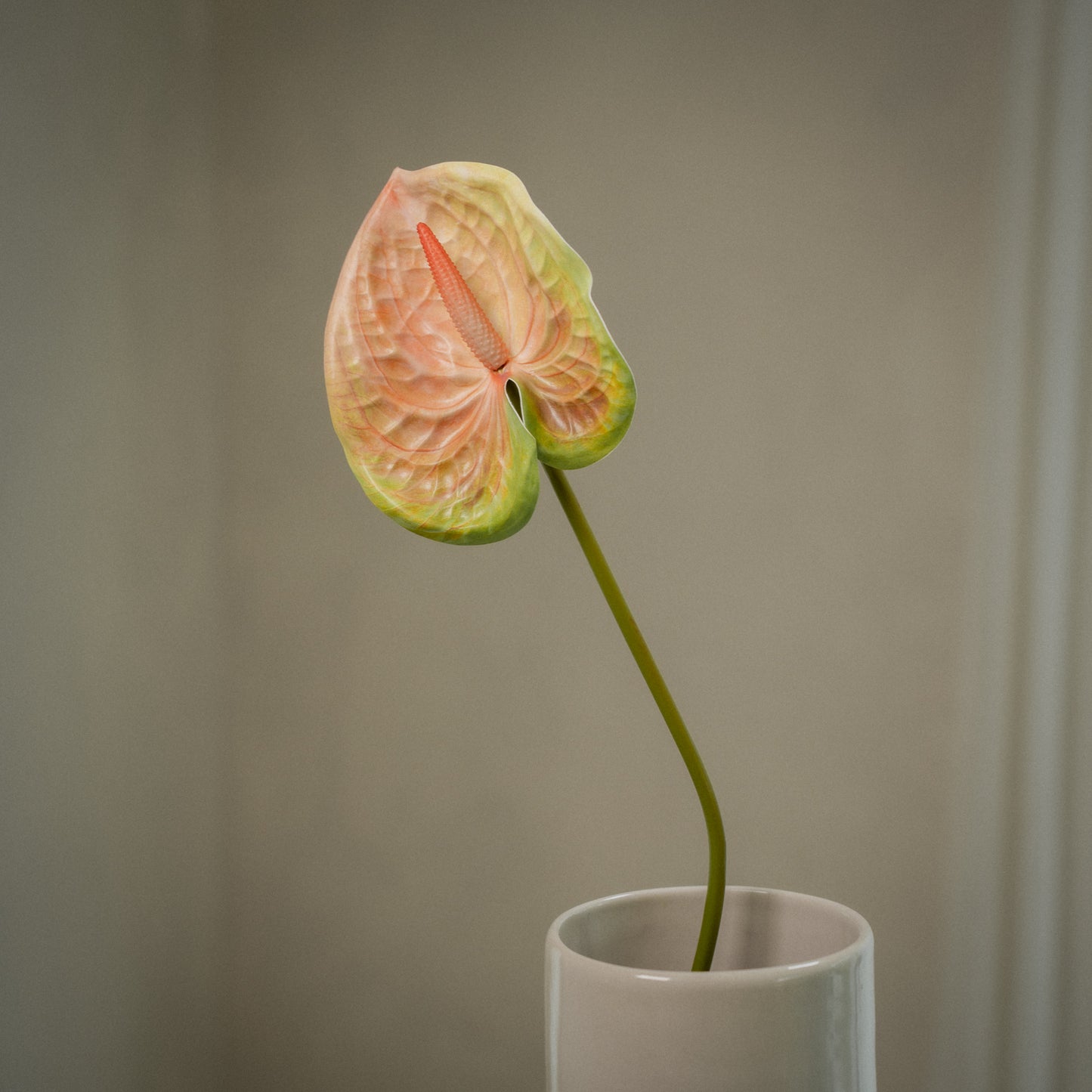 Grande Anthurium artificiel tige unique
