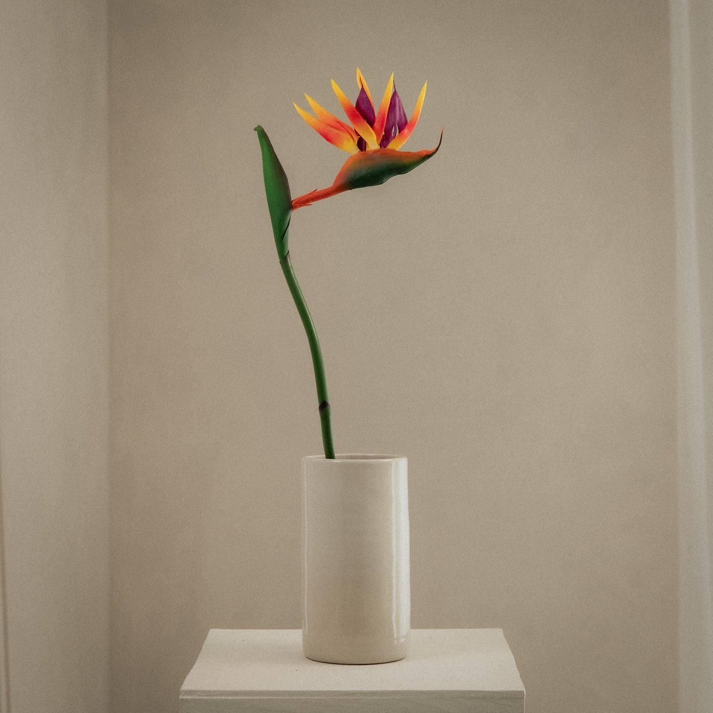 Grande fleur d'oiseau de paradis artificielle - 1pc