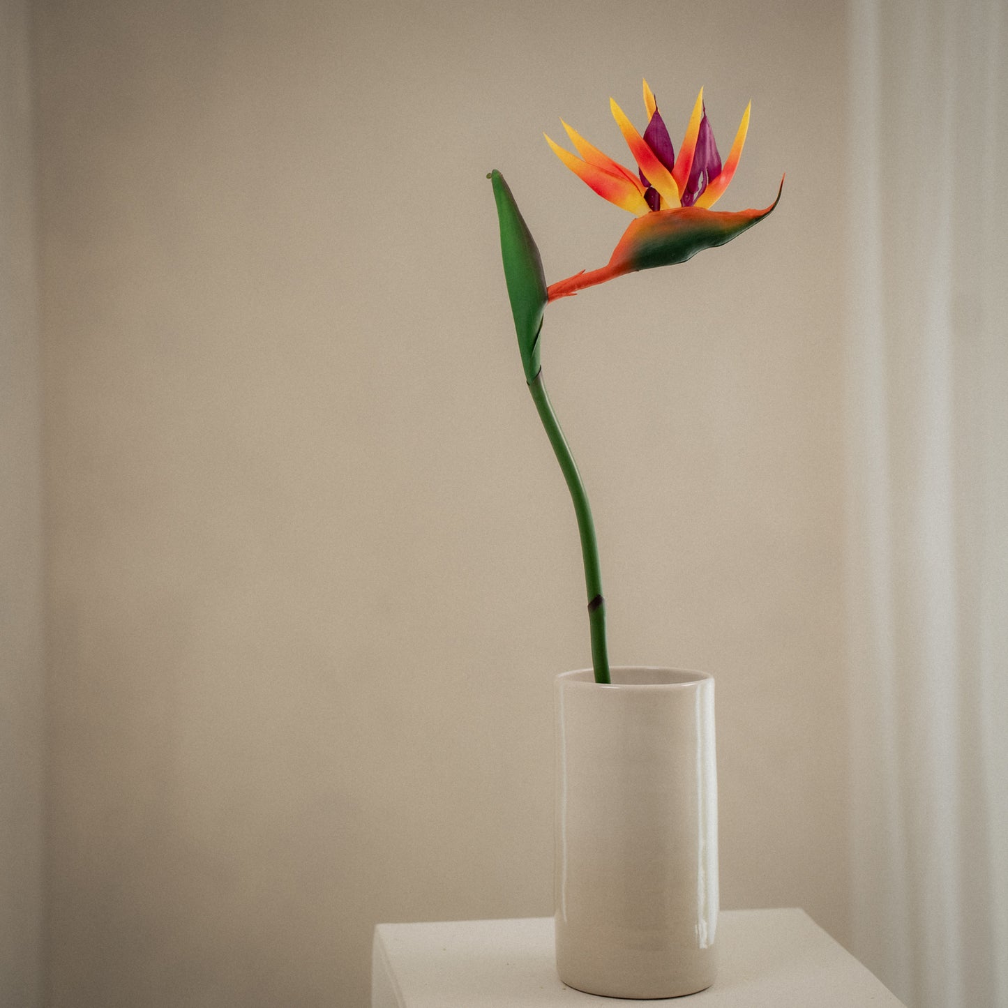 Grande fleur d'oiseau de paradis artificielle - 1pc