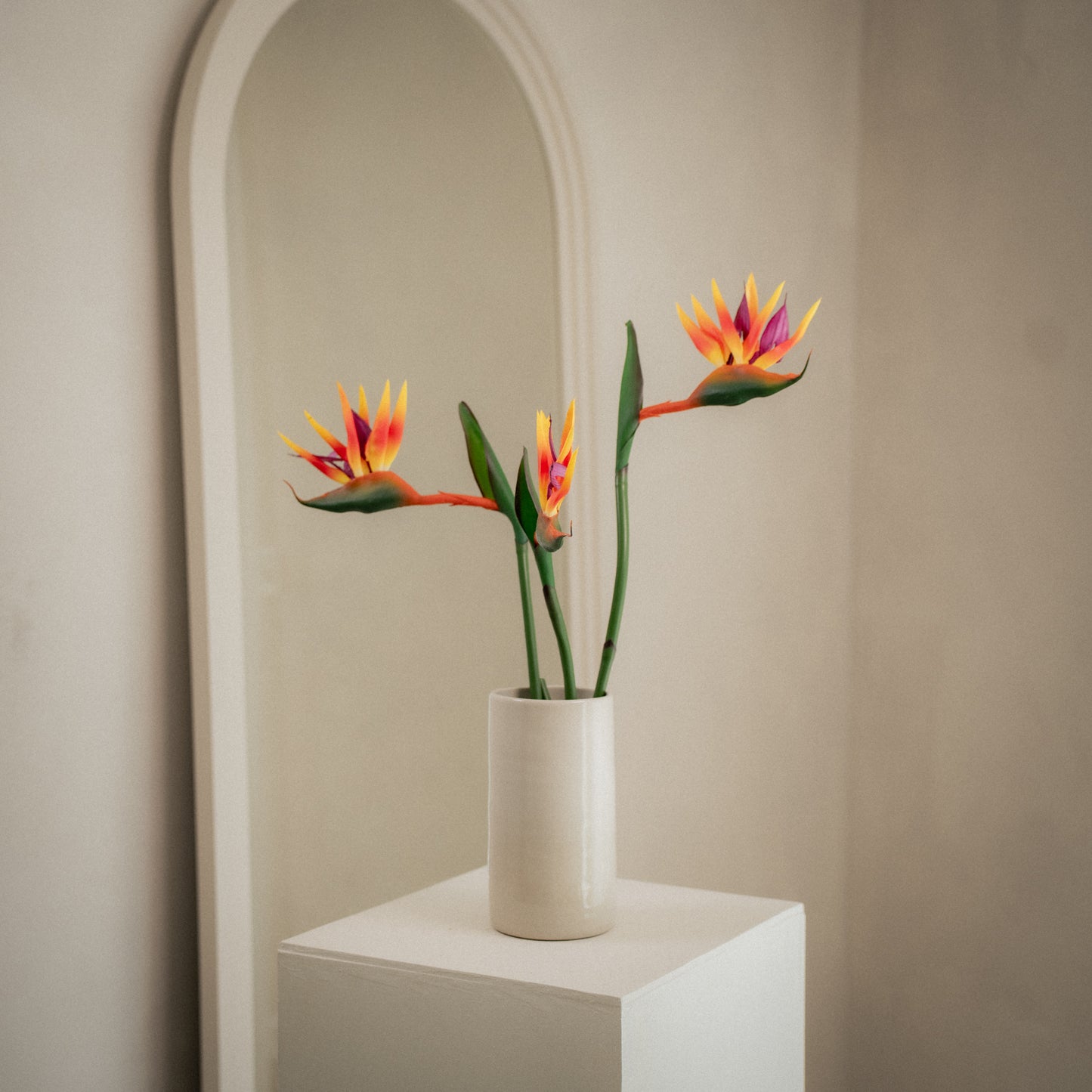 Grande fleur d'oiseau de paradis artificielle - 1pc