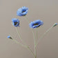 Tige de coquelicots artificiels à 5 fleurs