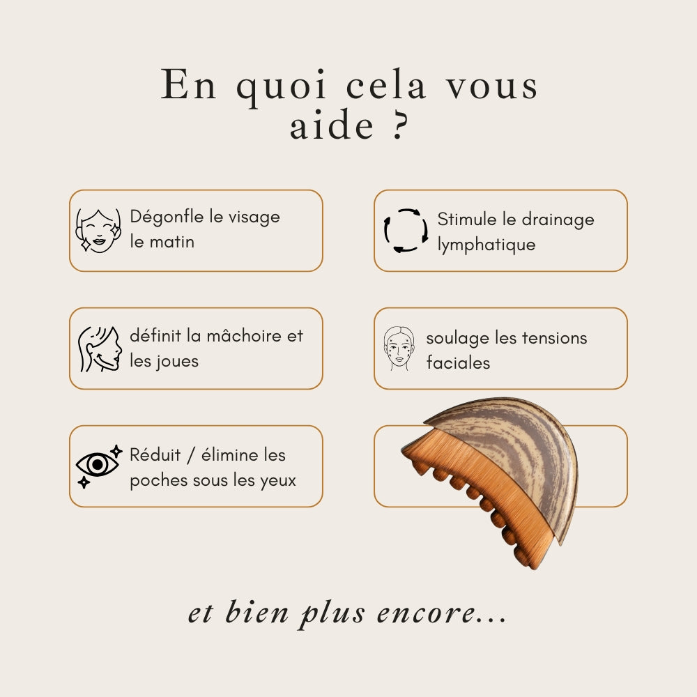 FlōGlow - Brosse de Drainage Lymphatique Kobido