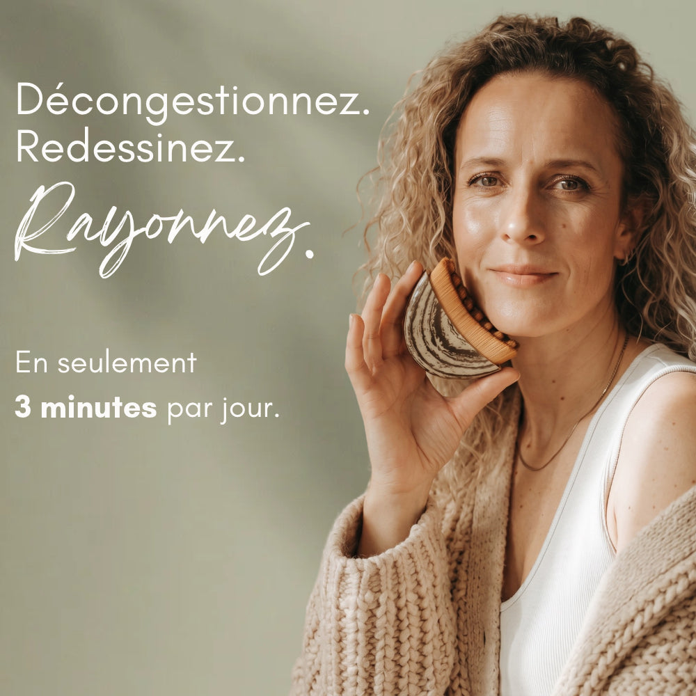 FlōGlow – Lymphdrainage-Bürste für das Gesicht