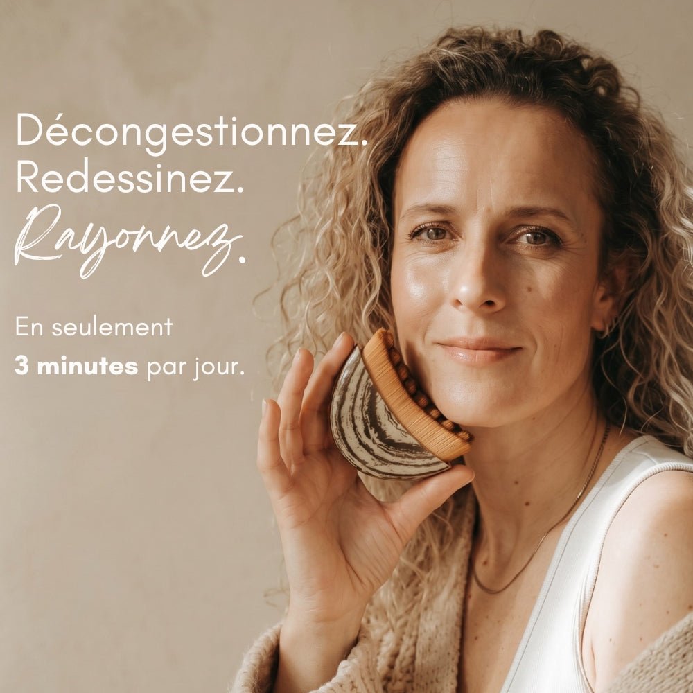 FlōGlow - Brosse de Drainage Lymphatique - Aflora.ch