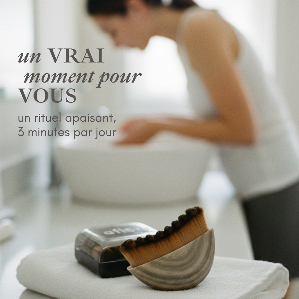 FlōGlow - Brosse de Drainage Lymphatique Kobido