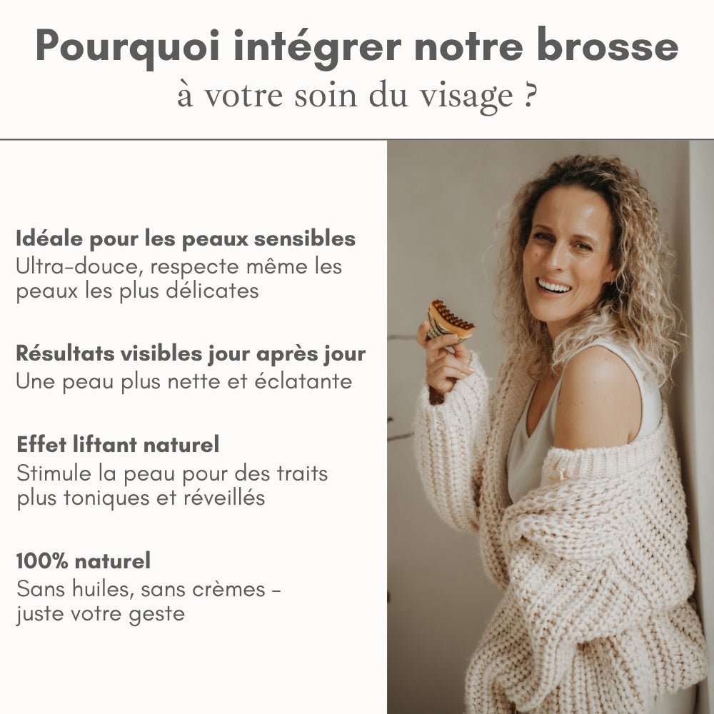 FlōGlow - Brosse de Drainage Lymphatique - Aflora.ch