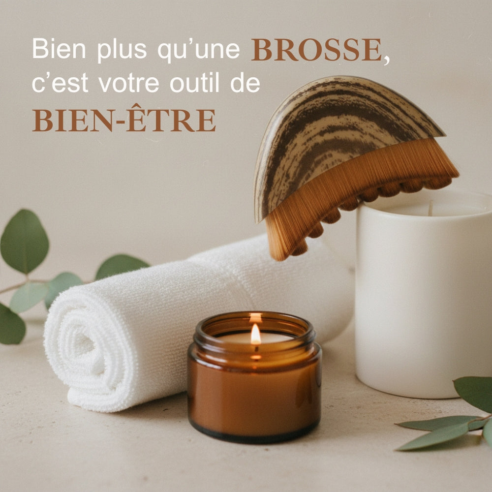 FlōGlow - Brosse de Drainage Lymphatique Kobido