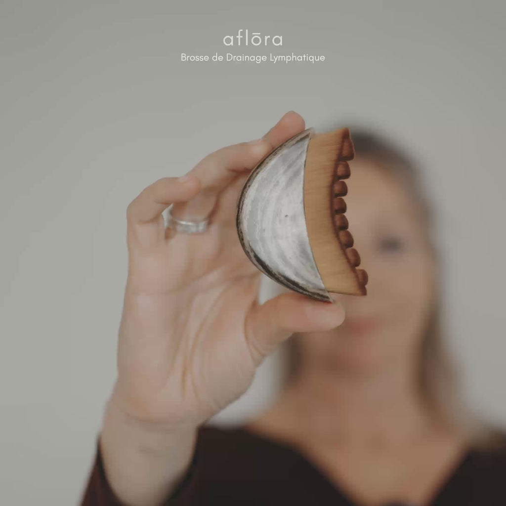 FlōGlow - Brosse de Drainage Lymphatique Kobido