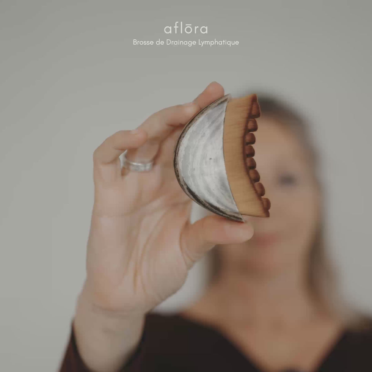 FlōGlow - Brosse de Drainage Lymphatique Kobido