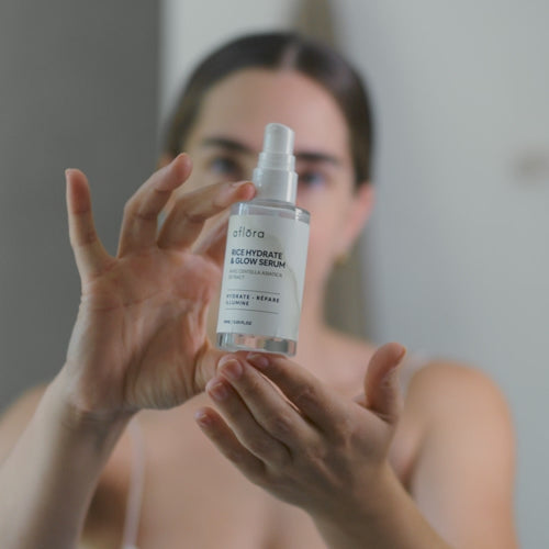 Aflōra Rice Hydrate & Glow Gesichtsserum – 60 ml